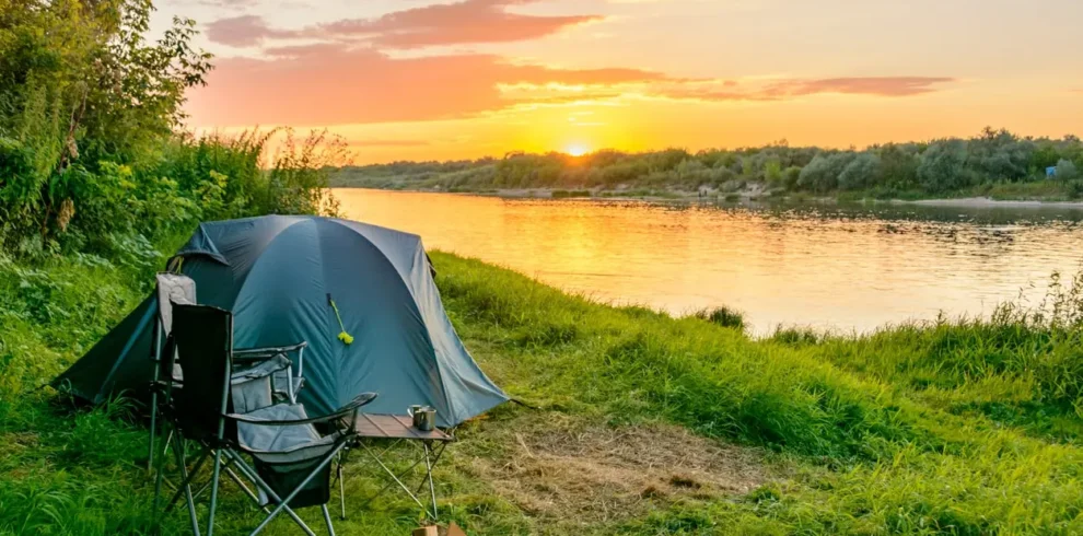 camping near river